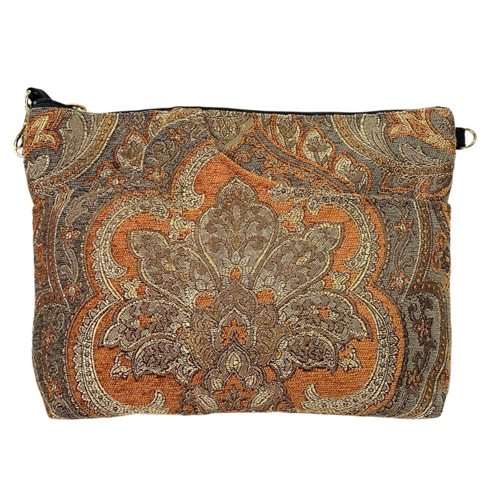Vintage Danny K. Beverly Hills USA Tapestry Paisley Shoulder Bag - Picture 2 of 12